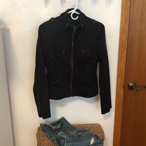 Black GUESS military Jacket!